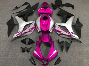 2007-2008 Style Rose & Argent OEM Honda CBR600RR Carénage Moto