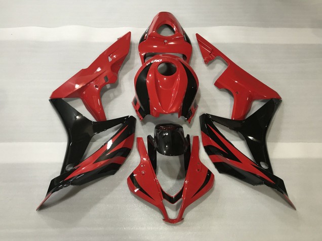 2007-2008 Style Rouge Métallisé OEM Honda CBR600RR Carénage Moto
