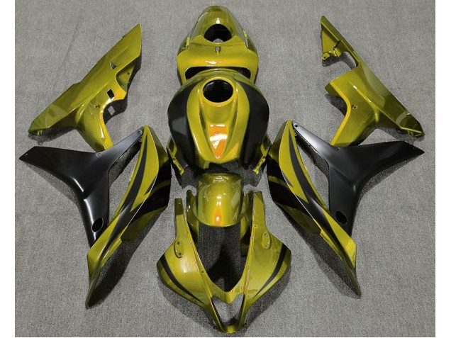 2007-2008 Style Vert Olive OEM Honda CBR600RR Carénage Moto