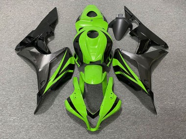 2007-2008 Style Vert Électrique OEM & Gris Honda CBR600RR Carénage Moto
