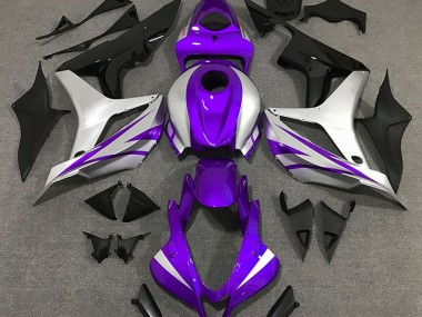 2007-2008 Style Violet & Argent OEM Honda CBR600RR Carénage Moto