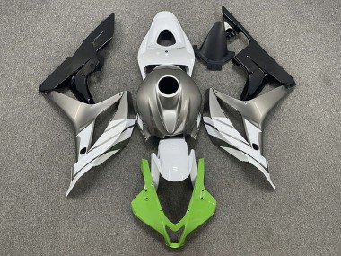 2007-2008 Vert Blanc & Gris Honda CBR600RR Carénage Moto