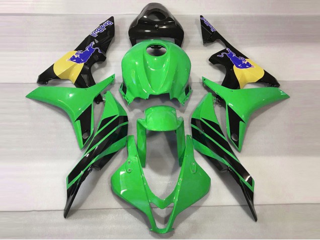 2007-2008 Vert & Bleu Taureau Honda CBR600RR Carénage Moto