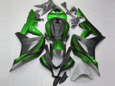 2007-2008 Vert & Noir Mat Honda CBR600RR Carénage Moto