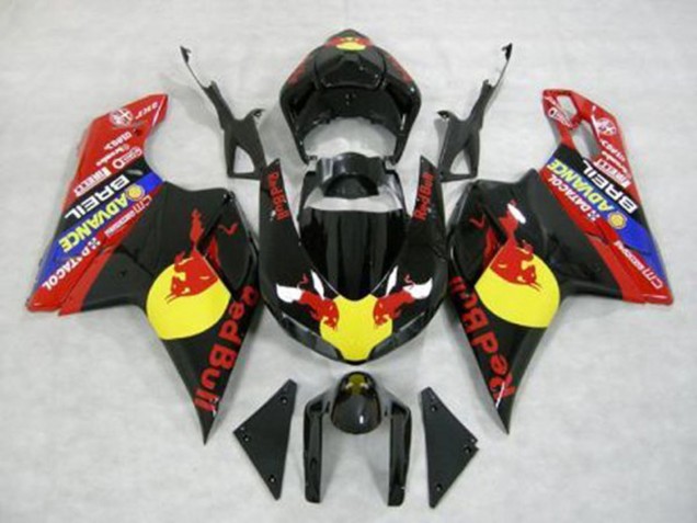 2007-2014 Breil Rouge Taureau Ducati 848 1098 1198 Carénage Moto