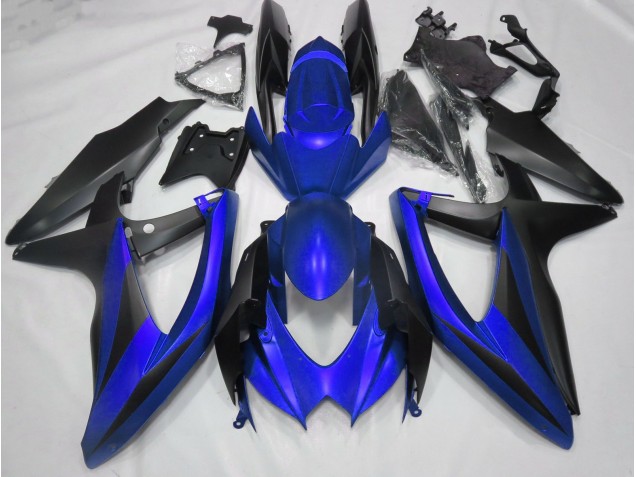 2008-2010 Bleu Mat Sans R Suzuki GSXR 600-750 Carénage Moto 2008-2010 Bleu Mat Sans R Suzuki GSXR 600-750 Carénage Moto