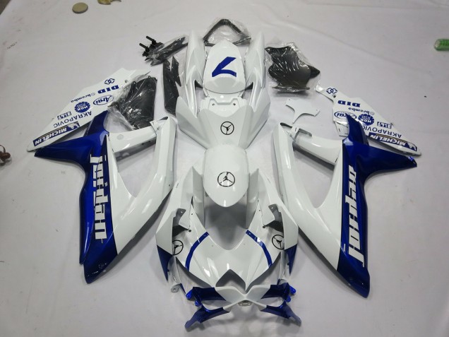 2008-2010 Blu Jordan Suzuki GSXR 600-750 Carénage Moto 2008-2010 Blu Jordan Suzuki GSXR 600-750 Carénage Moto