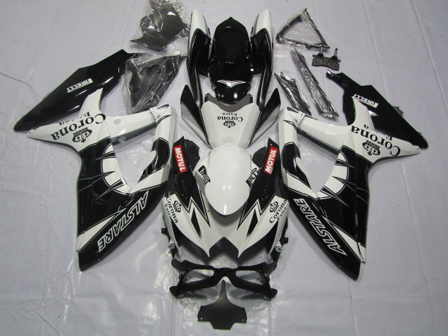2008-2010 Noir Corona Suzuki GSXR 600-750 Carénage Moto 2008-2010 Noir Corona Suzuki GSXR 600-750 Carénage Moto