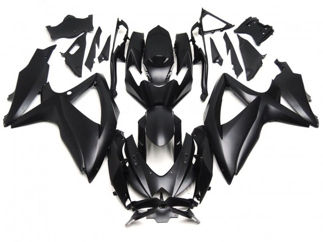 2008-2010 Noir Mat Profond Suzuki GSXR 600-750 Carénage Moto 2008-2010 Noir Mat Profond Suzuki GSXR 600-750 Carénage Moto