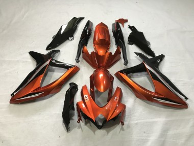 2008-2010 Orange Brûlée Suzuki GSXR 600-750 Carénage Moto