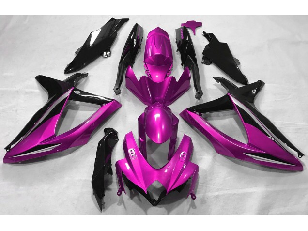2008-2010 Rose Brillant Suzuki GSXR 600-750 Carénage Moto 2008-2010 Rose Brillant Suzuki GSXR 600-750 Carénage Moto