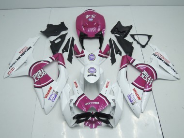 2008-2010 Rose Lucky Strike Suzuki GSXR 600-750 Carénage Moto