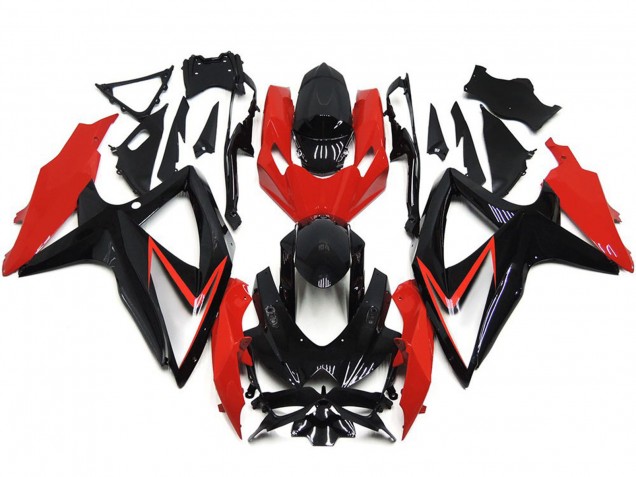 2008-2010 Style Rouge Personnalisé OEM Suzuki GSXR 600-750 Carénage Moto 2008-2010 Style Rouge Personnalisé OEM Suzuki GSXR 600-750 Carénage Moto