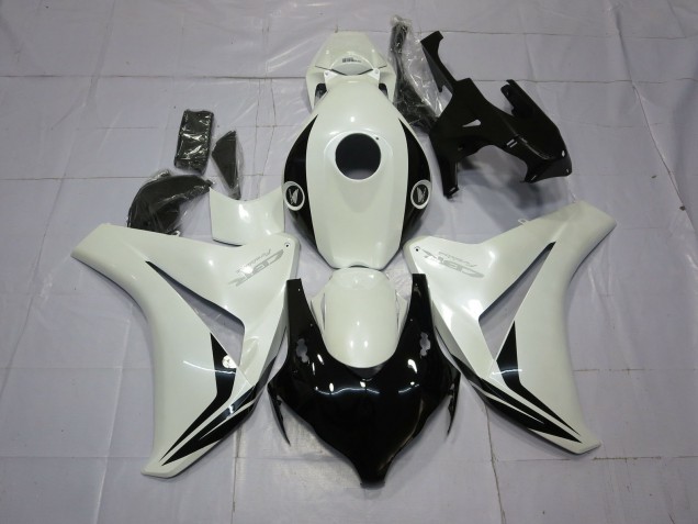 2008-2011 Blanc Nacré & Noir Honda CBR1000RR Carénage Moto
