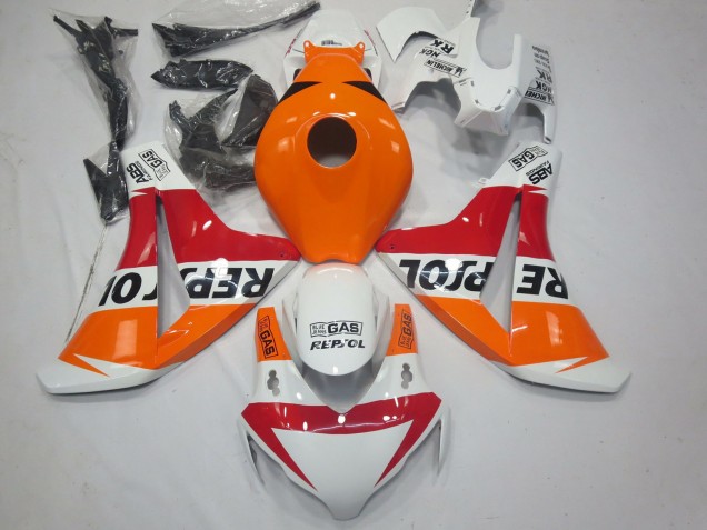 2008-2011 Blanc Repsol Honda CBR1000RR Carénage Moto