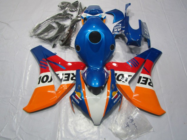 2008-2011 Bleu Repsol & Rouge Honda CBR1000RR Carénage Moto 2008-2011 Bleu Repsol & Rouge Honda CBR1000RR Carénage Moto