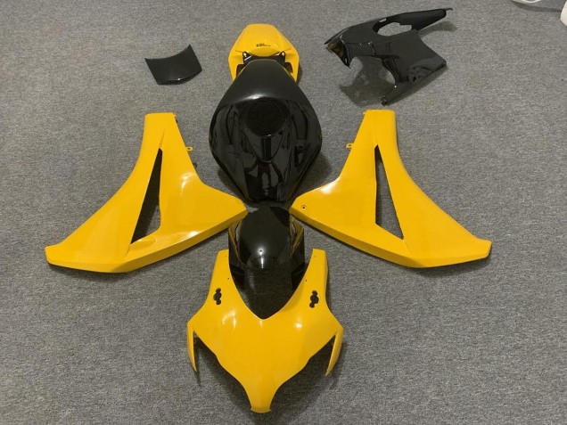2008-2011 Jaune Perle & Noir Honda CBR1000RR Carénage Moto 2008-2011 Jaune Perle & Noir Honda CBR1000RR Carénage Moto