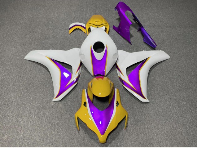 2008-2011 Jaune & Violet Brillant Honda CBR1000RR Carénage Moto 2008-2011 Jaune & Violet Brillant Honda CBR1000RR Carénage Moto