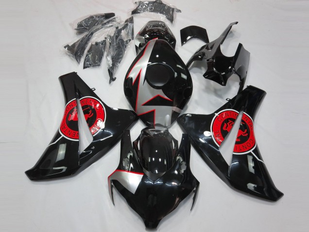 2008-2011 Noir Brillant & Rouge Honda CBR1000RR Carénage Moto