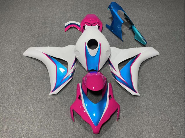 2008-2011 Rose & Bleu Brillant Honda CBR1000RR Carénage Moto 2008-2011 Rose & Bleu Brillant Honda CBR1000RR Carénage Moto