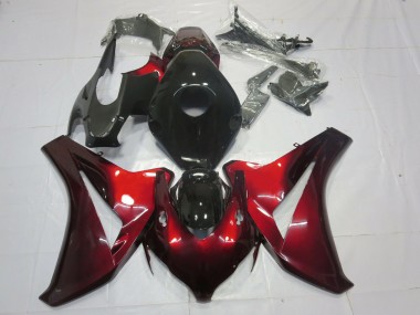 2008-2011 Rouge Bonbon & Noir Honda CBR1000RR Carénage Moto