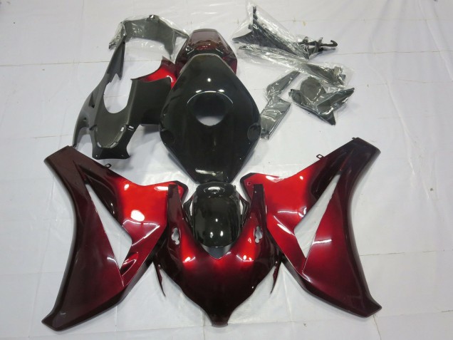 2008-2011 Rouge Bonbon & Noir Honda CBR1000RR Carénage Moto 2008-2011 Rouge Bonbon & Noir Honda CBR1000RR Carénage Moto