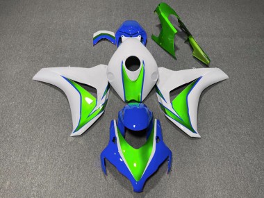 2008-2011 Vert Brillant & Bleu Honda CBR1000RR Carénage Moto