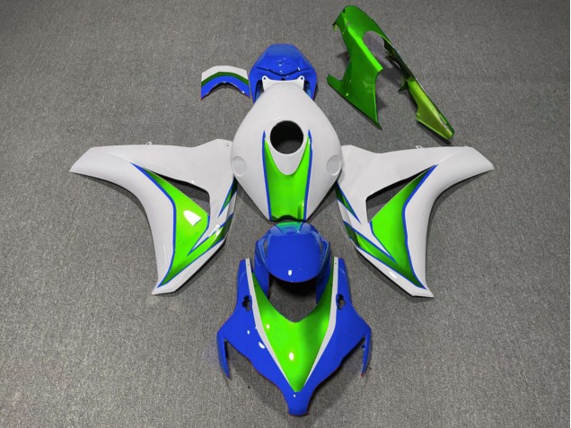 2008-2011 Vert Brillant & Bleu Honda CBR1000RR Carénage Moto 2008-2011 Vert Brillant & Bleu Honda CBR1000RR Carénage Moto