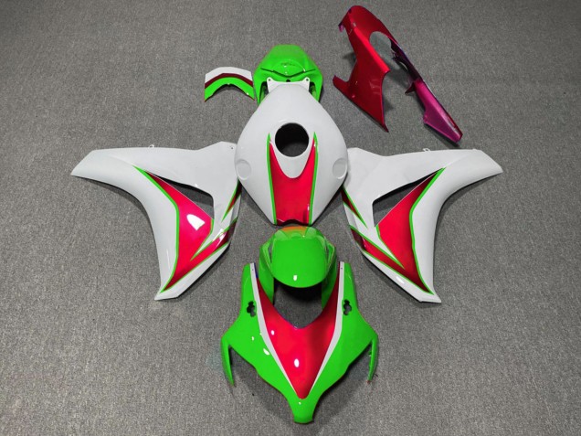 2008-2011 Vert & Rouge Brillant Honda CBR1000RR Carénage Moto 2008-2011 Vert & Rouge Brillant Honda CBR1000RR Carénage Moto