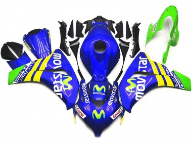 2008-2011 Vibrant Movistar Honda CBR1000RR Carénage Moto