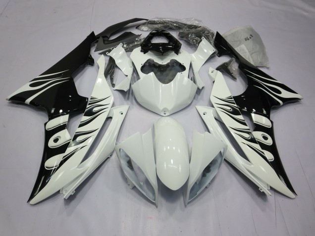2008-2016 Bianco Fiamma Yamaha R6 Carénage Moto 2008-2016 Bianco Fiamma Yamaha R6 Carénage Moto
