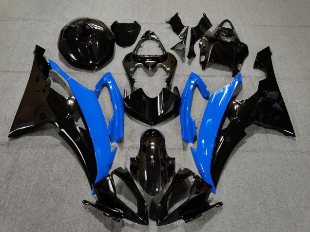 2008-2016 Bleu Brillant & Noir Yamaha R6 Carénage Moto 2008-2016 Bleu Brillant & Noir Yamaha R6 Carénage Moto