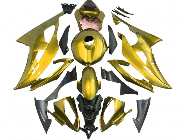 2008-2016 Jaune Foncé Yamaha R6 Carénage Moto