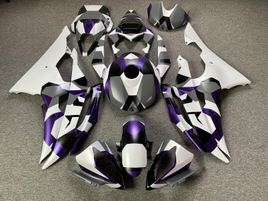 2008-2016 Neige Violette Mystique Camo Yamaha R6 Carénage Moto