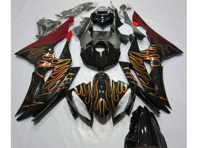 2008-2016 Personnalisé Flamme Yamaha R6 Carénage Moto 2008-2016 Personnalisé Flamme Yamaha R6 Carénage Moto