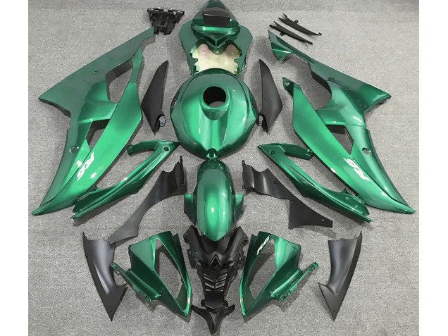 2008-2016 Vert Écume De Mer Yamaha R6 Carénage Moto
