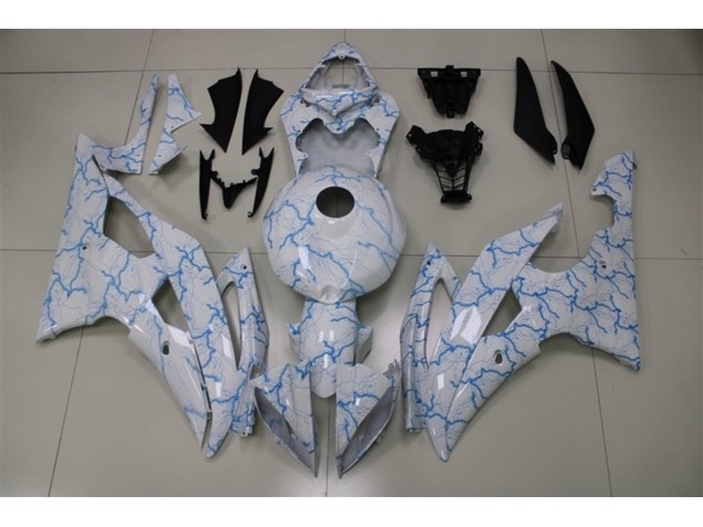 2008-2016 Éclairage Bleu Clair Yamaha R6 Carénage Moto