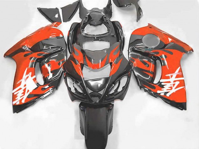 2008-2020 Orange & Gris Suzuki GSXR 1300 Carénage Moto 2008-2020 Orange & Gris Suzuki GSXR 1300 Carénage Moto