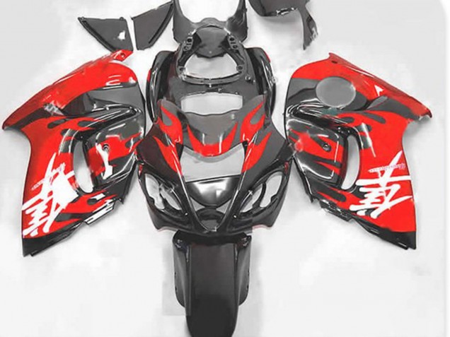 2008-2020 Rouge & Gris Suzuki GSXR 1300 Carénage Moto 2008-2020 Rouge & Gris Suzuki GSXR 1300 Carénage Moto