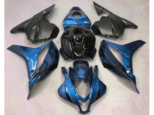 2009-2012 Bleu Clair Avec Noir Honda CBR600RR Carénage Moto