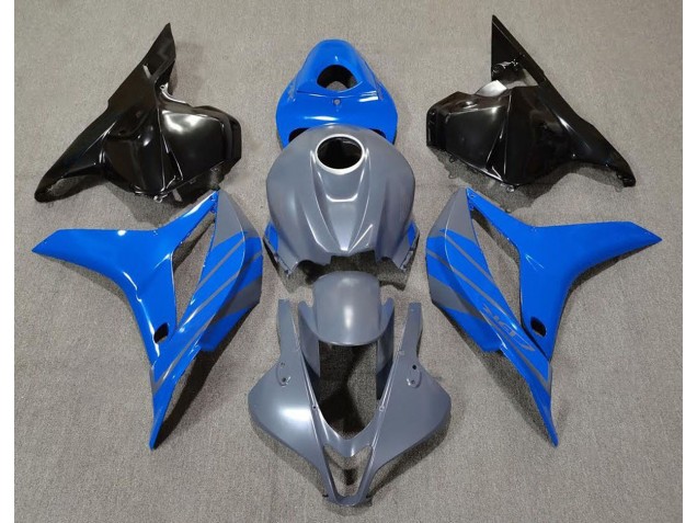 2009-2012 Double Bleu Sur Gris Honda CBR600RR Carénage Moto 2009-2012 Double Bleu Sur Gris Honda CBR600RR Carénage Moto