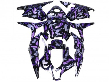 2009-2012 Neige Violette Camo Honda CBR600RR Carénage Moto