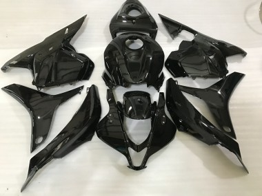 2009-2012 Noir Brillant Honda CBR600RR Carénage Moto