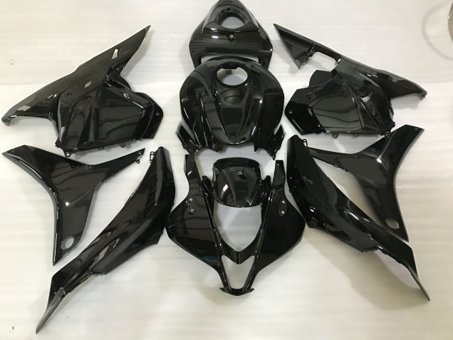 2009-2012 Noir Brillant Honda CBR600RR Carénage Moto