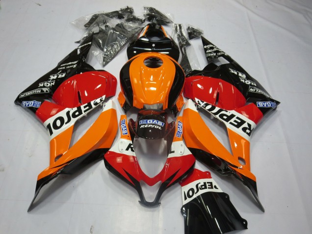 2009-2012 Noir Repsol Honda CBR600RR Carénage Moto 2009-2012 Noir Repsol Honda CBR600RR Carénage Moto