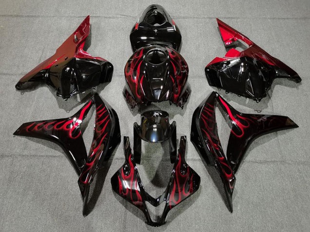 2009-2012 Rosso Fiamma Honda CBR600RR Carénage Moto