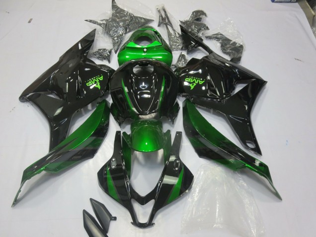 2009-2012 Spécial Vert Brillant Noir Honda CBR600RR Carénage Moto 2009-2012 Spécial Vert Brillant Noir Honda CBR600RR Carénage Moto