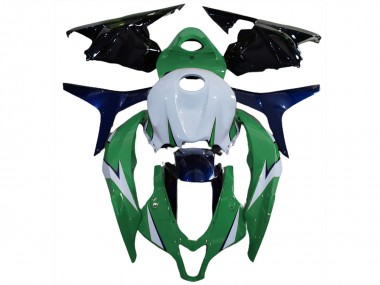 2009-2012 Vert Brillant & Bleu Honda CBR600RR Carénage Moto
