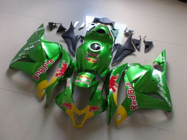2009-2012 Vert Rouge Taureau Honda CBR600RR Carénage Moto