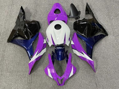 2009-2012 Violet & Blanc Honda CBR600RR Carénage Moto